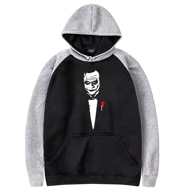 2019 new arrival harajuku joker heath ledger why so serious printed raglan hoodies men's sweatshirts selling hip hop, Black
2019 new arrival harajuku joker heath ledger why so serious printed raglan hoodies men's sweatshirts selling hip hop, Black