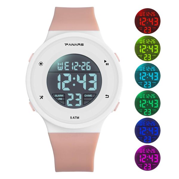 panars fashion children digital watch led 6 colors waterproof kids watch alarm satch 12/24 hours clock watches for girls boy, Blue
panars fashion children digital watch led 6 colors waterproof kids watch alarm satch 12/24 hours clock watches for girls boy, Blue