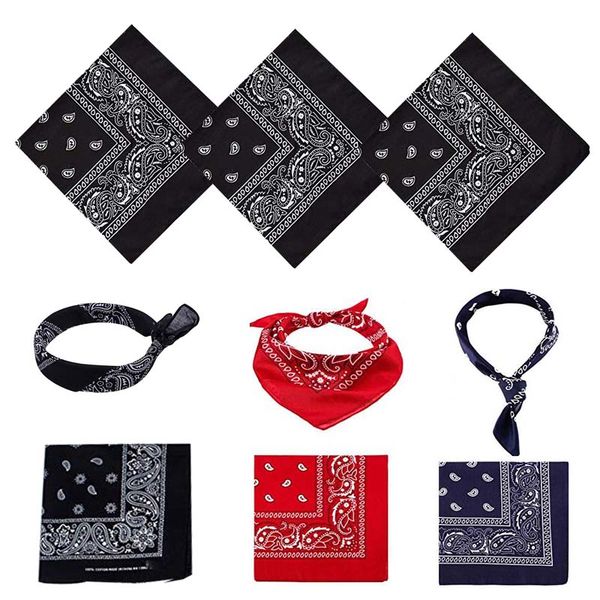cotton paisley bandana cowboy headscarf print head wrap scarf wristband cycling face mask for adults kids pets, Black
cotton paisley bandana cowboy headscarf print head wrap scarf wristband cycling face mask for adults kids pets, Black