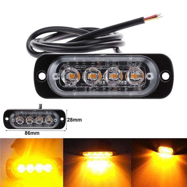 1pcs 4led flashing fault emergency signal warning durable strobe light 12-24v car motorcycle side light
1pcs 4led flashing fault emergency signal warning durable strobe light 12-24v car motorcycle side light