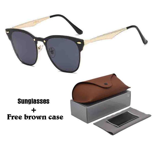 

Brand designer sunglasses men women High quality Metal Frame uv400 lenses fashion glasses eyewear with free Retail cases and box