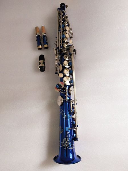 2019 new suzuki bb flat soprano sax classic blue paint silver key musical instruments soprano saxophone with case
2019 new suzuki bb flat soprano sax classic blue paint silver key musical instruments soprano saxophone with case