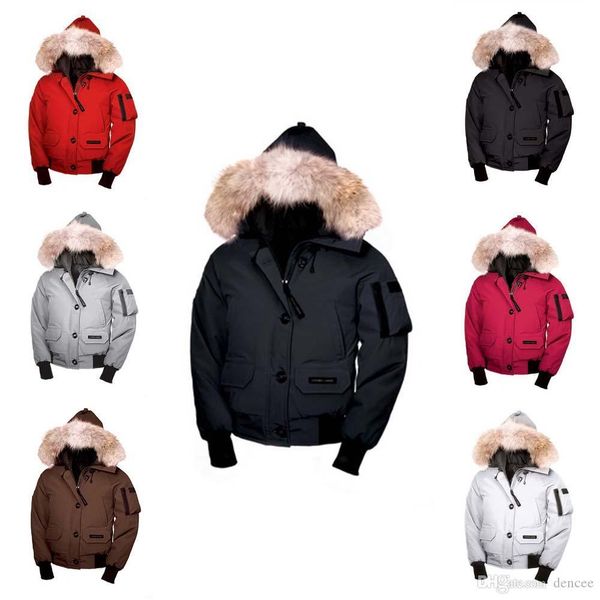 new women's goose down chilliwack bomber hooded warm coat fur windbreaker parka outdoor warm down coat, Black
new women's goose down chilliwack bomber hooded warm coat fur windbreaker parka outdoor warm down coat, Black