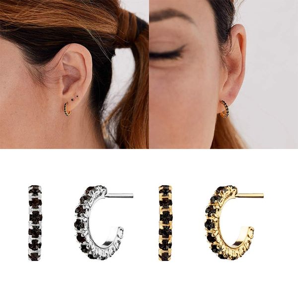 europe punk plata de ley 925 hoop earring for woman engagement wedding party bling crystal earrings for lovers' gift, Golden;silver
europe punk plata de ley 925 hoop earring for woman engagement wedding party bling crystal earrings for lovers' gift, Golden;silver