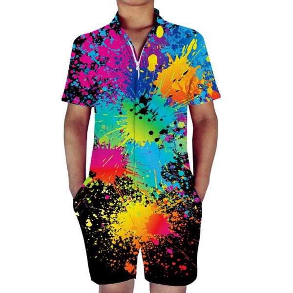painting splatter rompers men 3d print funny jumpsuit playsuit male harem overalls summer one piece beach slim fit men's sets, Gray
painting splatter rompers men 3d print funny jumpsuit playsuit male harem overalls summer one piece beach slim fit men's sets, Gray