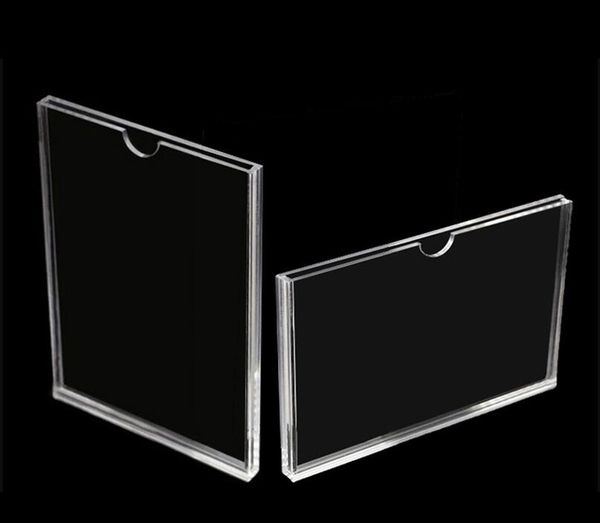 a6 102*147mm small double acrylic slot transparent p frame slot transparent box plexiglass plate
a6 102*147mm small double acrylic slot transparent p frame slot transparent box plexiglass plate