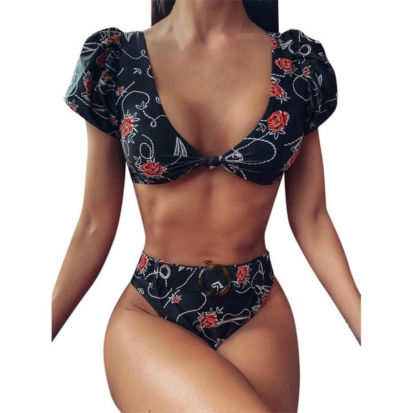 bikinis set floral bikini sets women puff short sleeve push up two pieces hight waist swimwear bathing suit swimsuit
bikinis set floral bikini sets women puff short sleeve push up two pieces hight waist swimwear bathing suit swimsuit