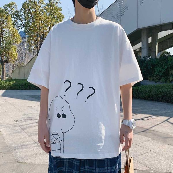 2020 summer new couple loose simple printing short sleeve t-shirt fashion casual wild round neck pullover black / white / pink, White;black
2020 summer new couple loose simple printing short sleeve t-shirt fashion casual wild round neck pullover black / white / pink, White;black