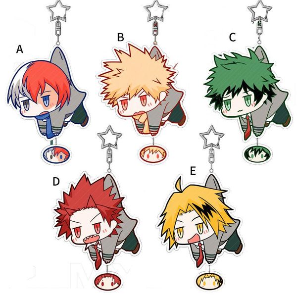 keychain strap my hero academia bakugou katsuki kirishima eijirou hang up 6cm, Silver 
keychain strap my hero academia bakugou katsuki kirishima eijirou hang up 6cm, Silver