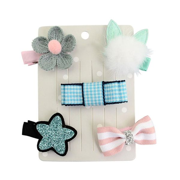 5 pcs children cute hair accessories set baby fabric bow flower hairpins barrettes hair clips accessories girls headdress gift, Slivery;white
5 pcs children cute hair accessories set baby fabric bow flower hairpins barrettes hair clips accessories girls headdress gift, Slivery;white