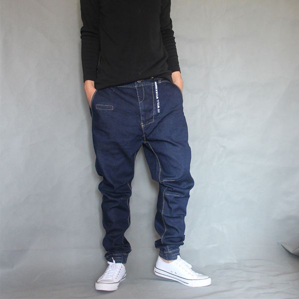 japan style harem jeans men denim hip hop pants loose baggy jeans trousers slight elastic large size 28-36, Blue
japan style harem jeans men denim hip hop pants loose baggy jeans trousers slight elastic large size 28-36, Blue