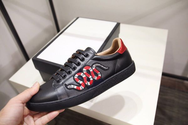 big sizeautumn and winter luxury designer men women casual shoes low snake stripes casual shoe size 35-45 ing, Black
big sizeautumn and winter luxury designer men women casual shoes low snake stripes casual shoe size 35-45 ing, Black