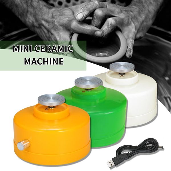 usb mini pottery wheel machine 4.3cm electric turntable handmade clay throwing making ceramic machine diy craft
usb mini pottery wheel machine 4.3cm electric turntable handmade clay throwing making ceramic machine diy craft