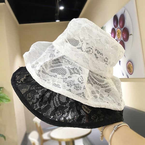 hepburn lace fisherman bucket bucket lace fisherman hat children's summer foldable sun-proof hollow-out tide chic basin hat, Blue;gray
hepburn lace fisherman bucket bucket lace fisherman hat children's summer foldable sun-proof hollow-out tide chic basin hat, Blue;gray