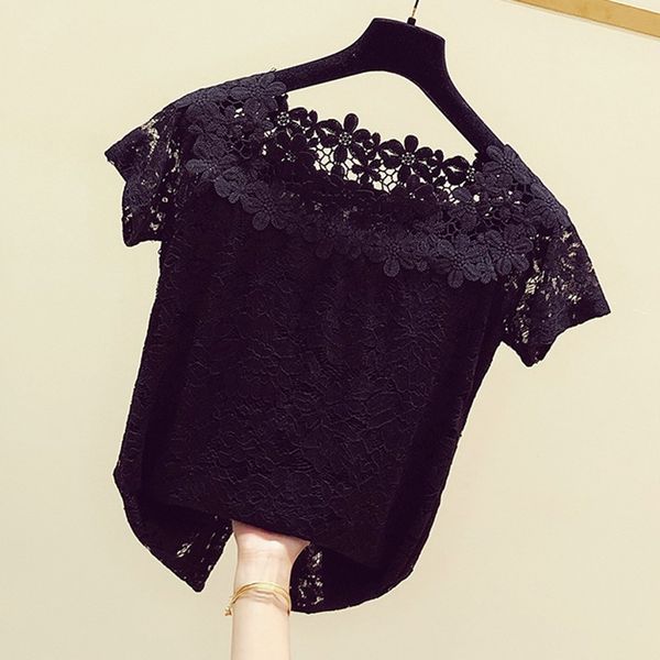 lace female 2020 summer new hollow lace shirt girls lady's slim blusa all-match nancylim, White
lace female 2020 summer new hollow lace shirt girls lady's slim blusa all-match nancylim, White