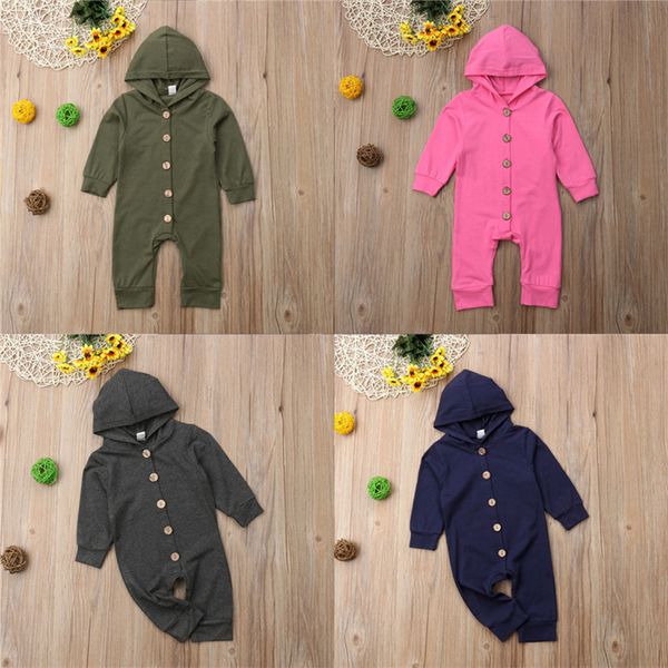 baby kid clothes 4 colors solid color single-row buckle long sleeves hooded romper jumpsuits crawling clothes kids designer clothes jy578, Blue
baby kid clothes 4 colors solid color single-row buckle long sleeves hooded romper jumpsuits crawling clothes kids designer clothes jy578, Blue