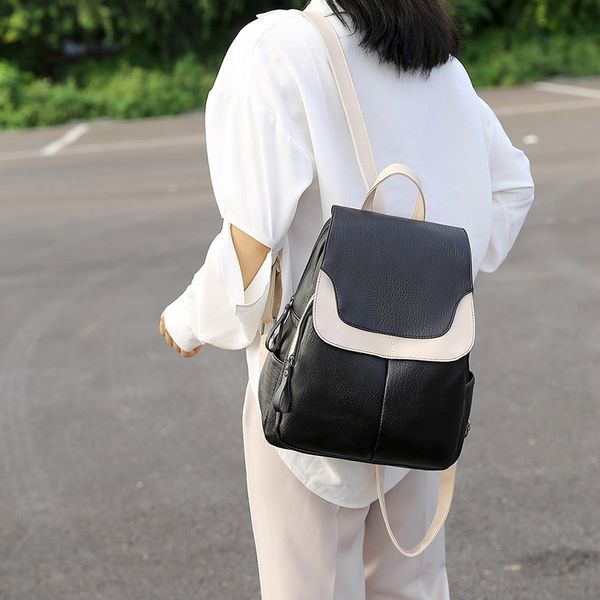 2020 new women's backpack korean fashion ladies backpack large capacity casual ladies