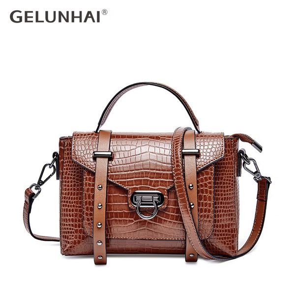 vintage fashion crocodile genuine leather luxury ladies handbags women bags designer woman shoulder bag female bolsas feminina
vintage fashion crocodile genuine leather luxury ladies handbags women bags designer woman shoulder bag female bolsas feminina
