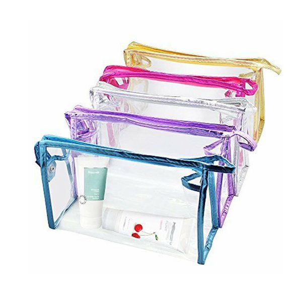 5 pcs ladies transparent waterproof cosmetic bag womens casual zipper toiletries makeup portable organizer bag
5 pcs ladies transparent waterproof cosmetic bag womens casual zipper toiletries makeup portable organizer bag