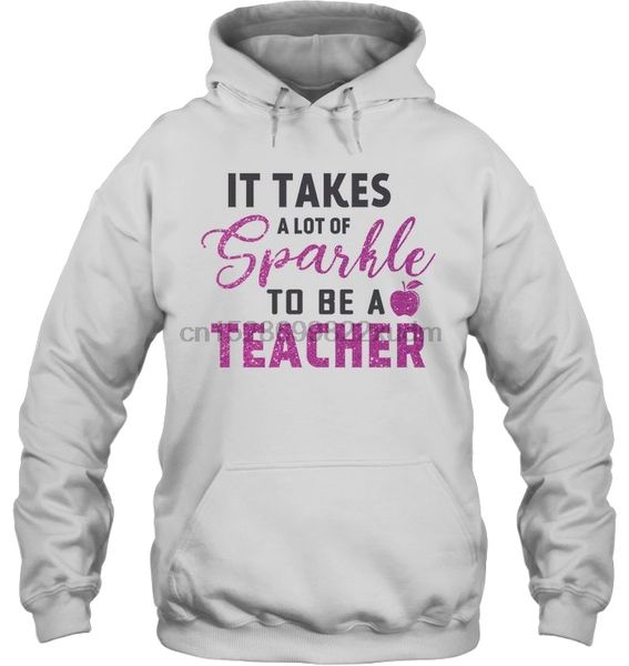 men hoodie it takes a lot of sparkle to be a teacher white version women streetwear, Black
men hoodie it takes a lot of sparkle to be a teacher white version women streetwear, Black