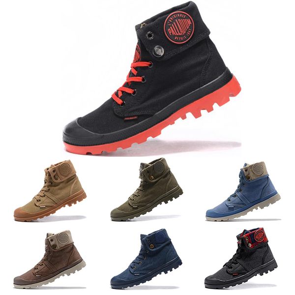 new arrival palladium pallabrouse high army military ankle men women boots canvas sneakers outdoor anti-slip casual shoes 36-45, Black
new arrival palladium pallabrouse high army military ankle men women boots canvas sneakers outdoor anti-slip casual shoes 36-45, Black