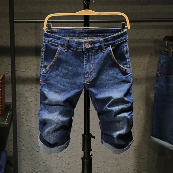 2018 summer new style korean-style denim shorts men's fifth pants slim fit casual fashion shorts men's denim, Blue
2018 summer new style korean-style denim shorts men's fifth pants slim fit casual fashion shorts men's denim, Blue