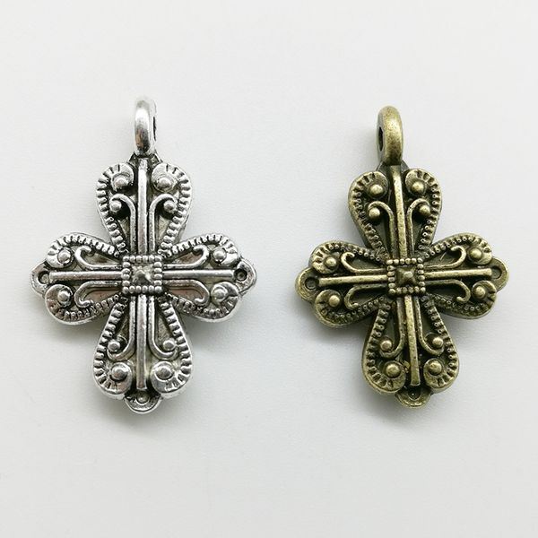 50pcs flower cross charms pendants retro jewelry accessories diy antique silver pendant for bracelet earrings keychain 26*18mm, Bronze;silver
50pcs flower cross charms pendants retro jewelry accessories diy antique silver pendant for bracelet earrings keychain 26*18mm, Bronze;silver