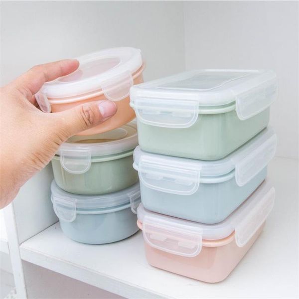 round mini refrigerator crisper storage box kitchen plastic grains tank spices lunch container bento seal box container
round mini refrigerator crisper storage box kitchen plastic grains tank spices lunch container bento seal box container