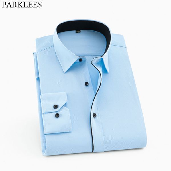 men work shirt brand long sleeve square collar twill men dress shirts camisa masculina mens shirts casual slim fit chemise homme, White;black
men work shirt brand long sleeve square collar twill men dress shirts camisa masculina mens shirts casual slim fit chemise homme, White;black