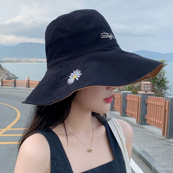 yjcwq double-sided signature little daisy fisherman women's summer face-shading fashionable fisherman sunscreen hat all-match sunshade, Blue;gray
yjcwq double-sided signature little daisy fisherman women's summer face-shading fashionable fisherman sunscreen hat all-match sunshade, Blue;gray