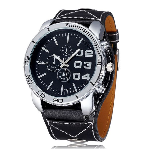 fashion casual sports clock men women wristwatch damenuhr wide leather belt quartz watches montre femme horloge drop shipping, Slivery;brown
fashion casual sports clock men women wristwatch damenuhr wide leather belt quartz watches montre femme horloge drop shipping, Slivery;brown