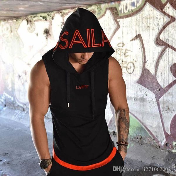 dr muscle fitness brothers men's hoodies sweatshirts fitness sleeveless running training waistcoat men sports vest breathable pullover, Black
dr muscle fitness brothers men's hoodies sweatshirts fitness sleeveless running training waistcoat men sports vest breathable pullover, Black