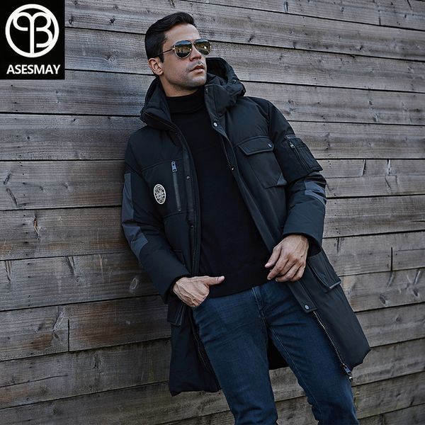 asesmay 2019 men down jacket winter coat long men's parkas hooded thicken warm quality jackets multi-pocket tracksuits outerwear, Black
asesmay 2019 men down jacket winter coat long men's parkas hooded thicken warm quality jackets multi-pocket tracksuits outerwear, Black