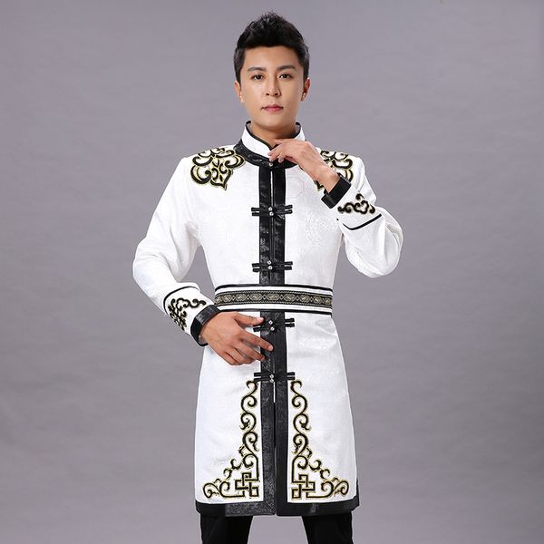 men's traditional ethnic clothing male tang suit mongolian oriental jacket white asia vintage daily life costume, Red
men's traditional ethnic clothing male tang suit mongolian oriental jacket white asia vintage daily life costume, Red
