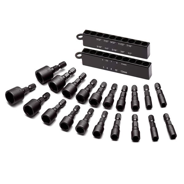 20 nut drive drill kits 1/4 inch hex nut drive main kit for quick change chucks, electric hand drills
20 nut drive drill kits 1/4 inch hex nut drive main kit for quick change chucks, electric hand drills