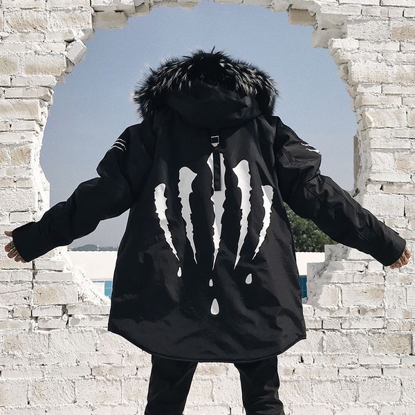 drop shipping men parkas winter jacket fur hooded coats jacket mens parka padded thick warm coats, Black
drop shipping men parkas winter jacket fur hooded coats jacket mens parka padded thick warm coats, Black