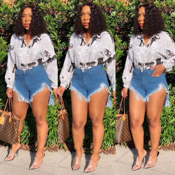 tassel jeans shorts women 2019 summer high waist cotton rave jean short plus size biker denim shorts, Blue
tassel jeans shorts women 2019 summer high waist cotton rave jean short plus size biker denim shorts, Blue