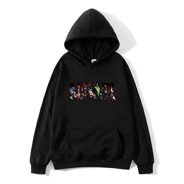 2019 new brand marvel hoodie men's long sleeve casual ladies men's sweatshirt hoodie miracle print hoodie sp, Black
2019 new brand marvel hoodie men's long sleeve casual ladies men's sweatshirt hoodie miracle print hoodie sp, Black
