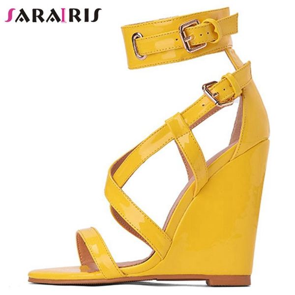 sarairis unique ladies super high wedges sandals summer party high gladiator sandals women summer shoes woman, Black
sarairis unique ladies super high wedges sandals summer party high gladiator sandals women summer shoes woman, Black