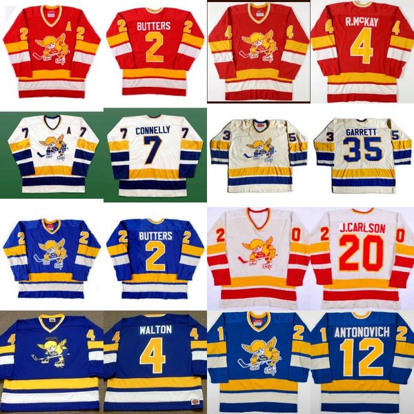 Minnesota Fighting Saints Jersey 2 Bill Butters 4 Ray McKay 7 Wayne Connelly 12 Mike Antonovich 23 Mike McMahon Retro Hockey Jerseys S-XXXL
Minnesota Fighting Saints Jersey 2 Bill Butters 4 Ray McKay 7 Wayne Connelly 12 Mike Antonovich 23 Mike McMahon Retro Hockey Jerseys S-XXXL