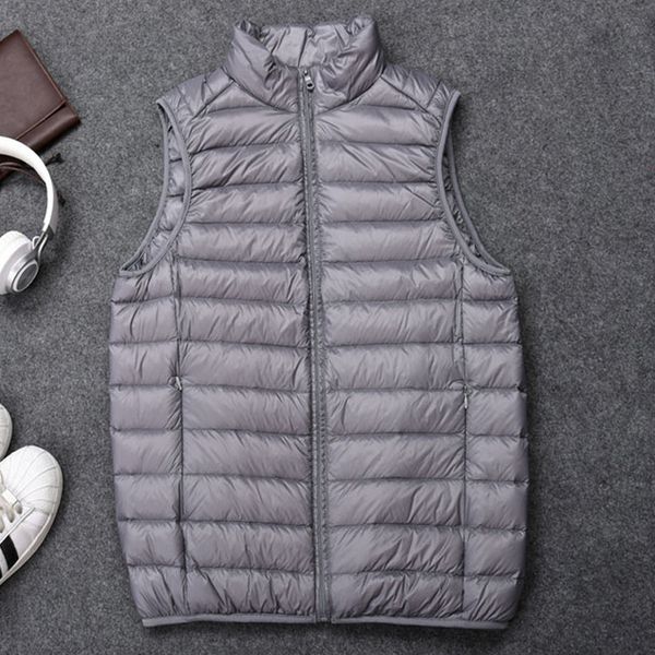 sanishroly male sleeveless waistcoat coat autumn winter men ultra light white duck down vests jacket outwear plus size 3xl se409, Black
sanishroly male sleeveless waistcoat coat autumn winter men ultra light white duck down vests jacket outwear plus size 3xl se409, Black