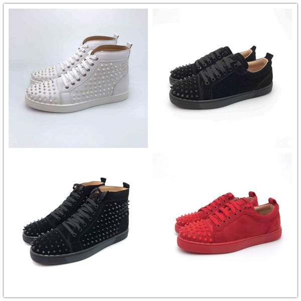 designer shoes spike red bottom loafers sneakers leather shoes junior calf casual loafer shoes suede luxury men women with box dust bag
designer shoes spike red bottom loafers sneakers leather shoes junior calf casual loafer shoes suede luxury men women with box dust bag
