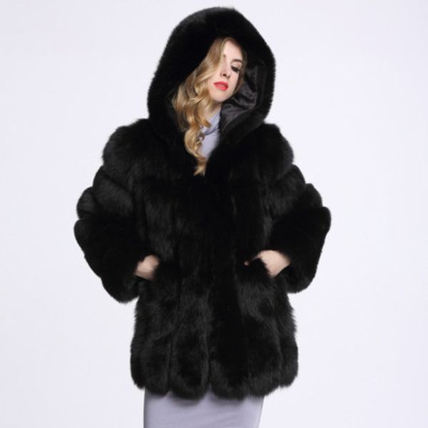 wholesale-fashion women faux fox fur coat long style winter coats and jackets lady fur overcoat luxury manteau fausse fourrure, Black
wholesale-fashion women faux fox fur coat long style winter coats and jackets lady fur overcoat luxury manteau fausse fourrure, Black