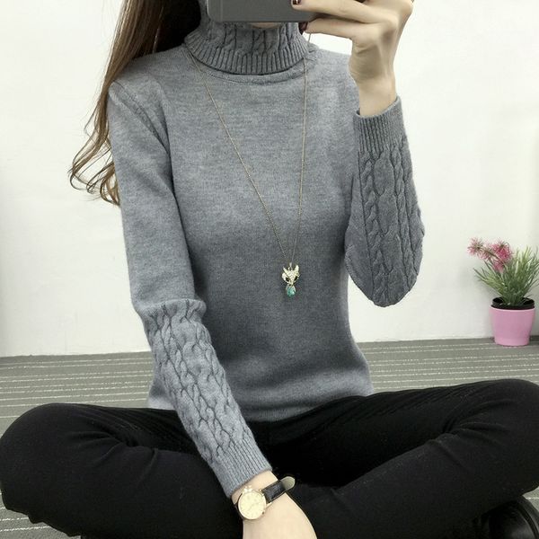 winter sweater women turtleneck 2019 long sleeve knitted jersey jumper tricot sweater and pullover female pull femme, White;black
winter sweater women turtleneck 2019 long sleeve knitted jersey jumper tricot sweater and pullover female pull femme, White;black
