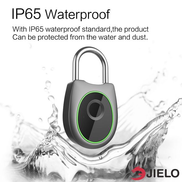 USB Rechargeable Smart Keyless Fingerprint Lock IP65 Waterproof Anti-Theft Security Padlock Door Lock use fingerprint to unlock
USB Rechargeable Smart Keyless Fingerprint Lock IP65 Waterproof Anti-Theft Security Padlock Door Lock use fingerprint to unlock