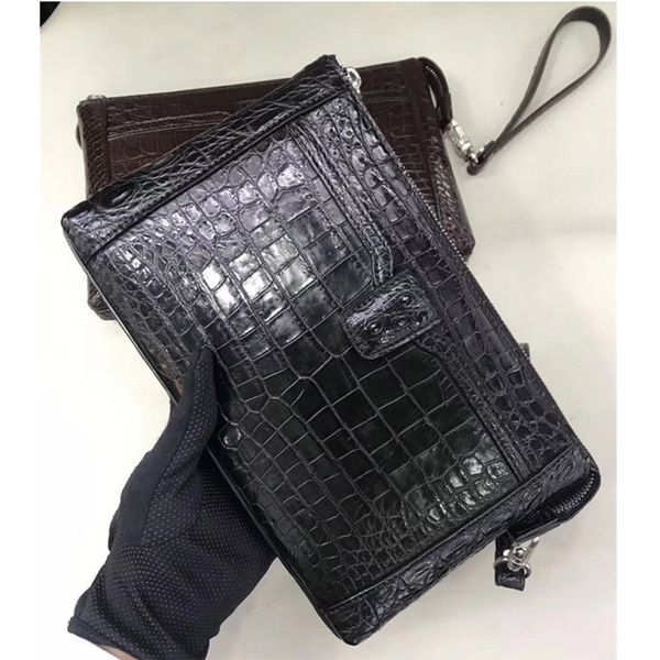 authentic crocodile belly skin zipper closure businessmen wristlets bag card holder genuine alligator leather large clutch purse
authentic crocodile belly skin zipper closure businessmen wristlets bag card holder genuine alligator leather large clutch purse