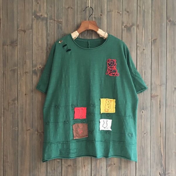 2020 artistic style embroidery cloth hole bamboo cotton loose short-sleeved t-shirt female jn12766 2020 artistic style embroidery cloth hole, White
2020 artistic style embroidery cloth hole bamboo cotton loose short-sleeved t-shirt female jn12766 2020 artistic style embroidery cloth hole, White