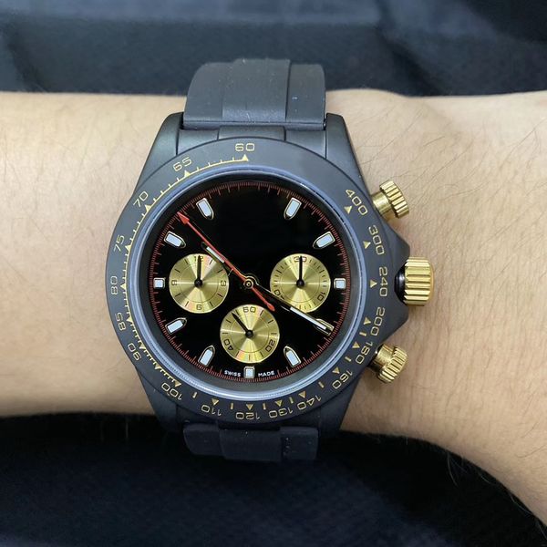 u1 factory new m116518ln series luxury men's watches rainbow dial, ceramic outer ring automatic mechanical rubber strap watches, Slivery;brown
u1 factory new m116518ln series luxury men's watches rainbow dial, ceramic outer ring automatic mechanical rubber strap watches, Slivery;brown