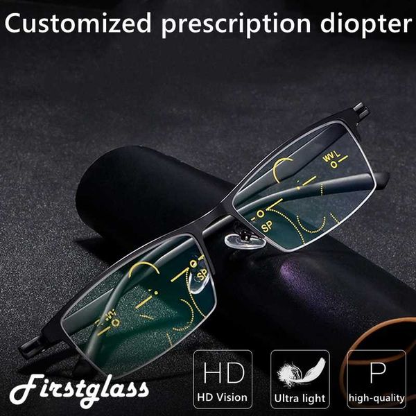 customized prescription anti blue light progressive reading glasses multifocal progressive presbyopic glasses metal half frame, White;black
customized prescription anti blue light progressive reading glasses multifocal progressive presbyopic glasses metal half frame, White;black