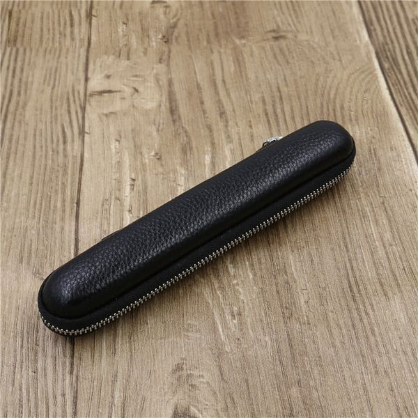 genuine leather black fountain pen bag with zipper creative pens case office school supplies student leader gift
genuine leather black fountain pen bag with zipper creative pens case office school supplies student leader gift